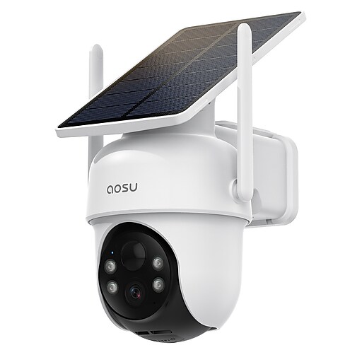 aosu 2K QHD Outdoor Wireless AI-Smart Solar Security Camera