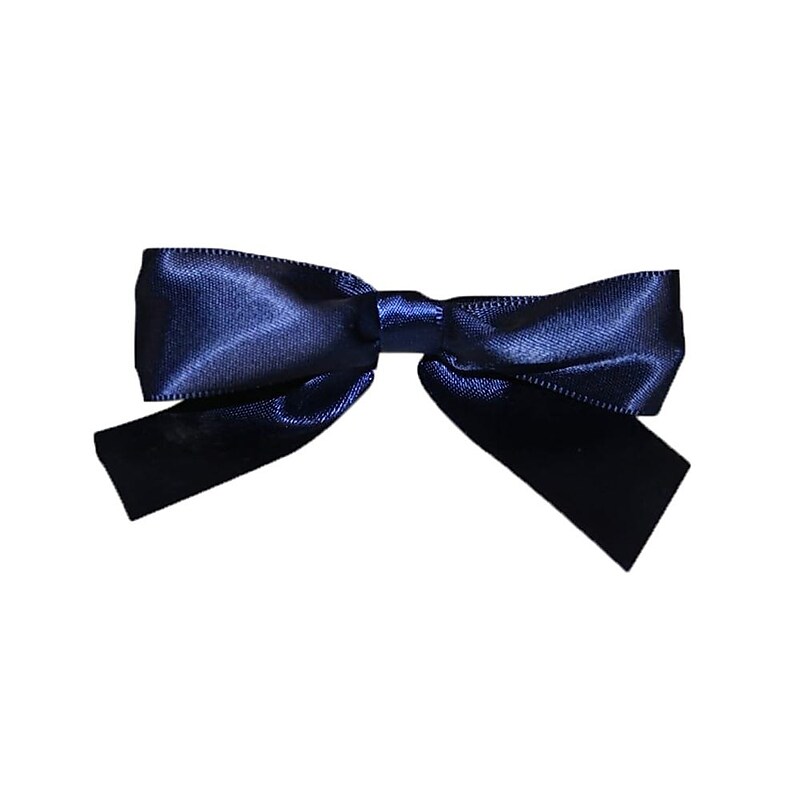JAM Paper Satin Bows, Navy Blue, 100/Pack (52640349207) image 1