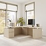 Bush Business Furniture Stratus 72"W Electric L-Shaped Adjustable Standing Desk with Cabinet, Natural Elm (SUT016NE)~#|#~C00DDBF9-9B42-464D-9B286775D2D49FB9_sc7