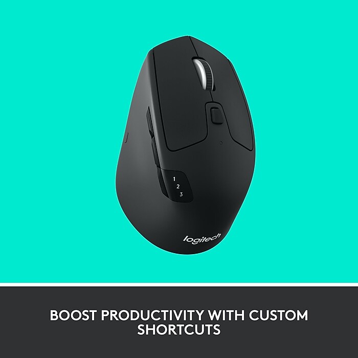 Logitech M720 Triathlon Wireless Optical Bluetooth & USB Mouse