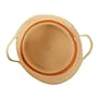 Household Essentials Round Handwoven Paper Rope Basket with Handles, Natural/Terracotta (HE1209)~#|#~C00E49CA-DC82-4704-A4CC4598FEBD5050_sc7