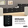 HON Brigade 600 Series 4-Drawer Lateral File Cabinet, Locking, Letter/Legal, Black, 42"W (HON694LP)~#|#~C01A4CD8-8FD4-44D0-B5ABE7AF79AE82D5_sc7