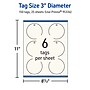 Avery 3" Diameter  Blank Price & Merchandise Tags, Ivory, 150/Carton (95334-MIT25)~#|#~C0200F1F-2B2F-40C7-9E7B17D8994E2807_sc7