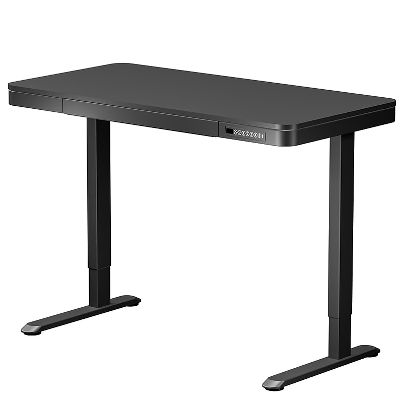 FlexiSpot EW2 48"W Electric Adjustable Standing Desk, Black (EW2B-E) image 1
