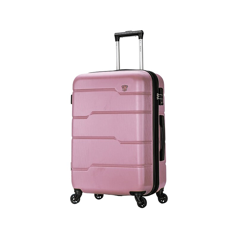 DUKAP Rodez 24" Hardside Suitcase, 4-Wheeled Spinner, TSA Checkpoint Friendly, Rose Gold (DKROD00M-ROS) image 1