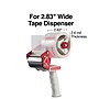 Staples Extra Wide Packing Tape with Dispenser, 2.83" x 54.6 yds., Clear, 2/Rolls (ST-XW22-PG)~#|#~C027EB9B-A0C4-4E68-90278870EE682AC2_sc7