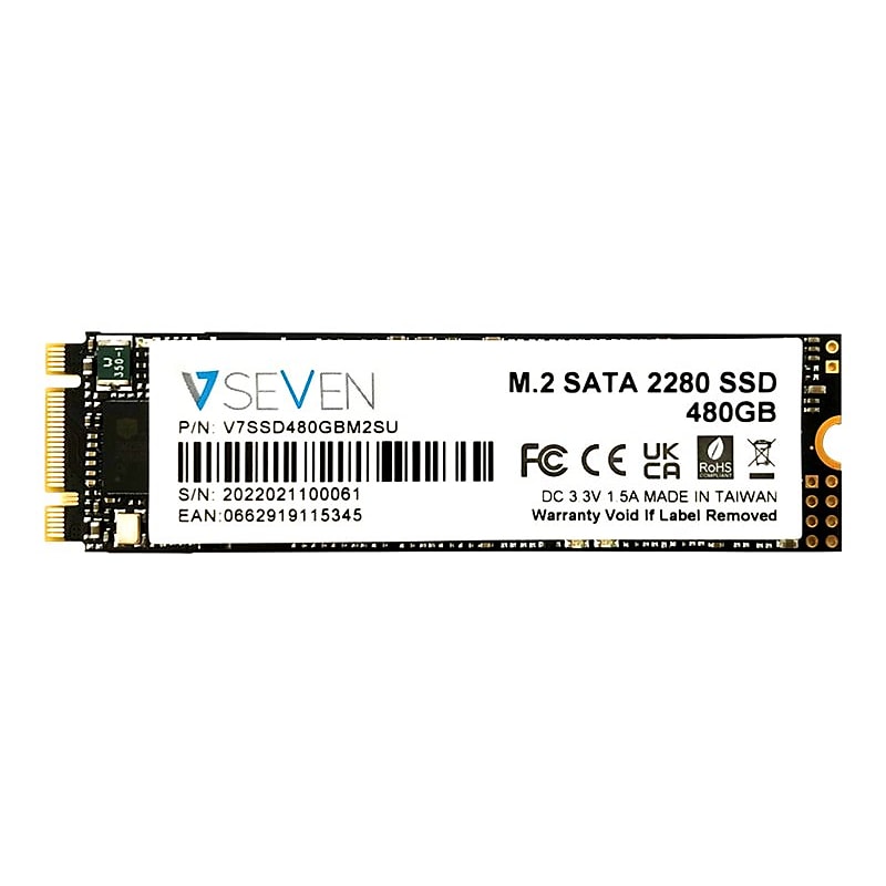 V7 480GB M.2 SATA/600 Internal Solid State Drive (V7SSD480GBM2SU) image 1