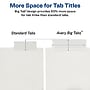 Avery Big Tab Insertable Plastic Dividers, 5 Tabs, Clear (11835)~#|#~C028CA53-B3CF-4D63-842D2DF99EFF70EA_sc7