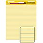 Post-it® Super Sticky Easel Pad, 25" x 30", Yellow with Lines, 30 Sheets/Pad (561)~#|#~C028FF56-635D-48BD-AC91FBC2EF1188CF_sc7