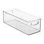 iDESIGN Large Stackable Plastic Storage Bin, 6" x 5"x 16", Clear (70001)~#|#~C02C53F3-A064-44C5-B69D62AD76392F42_sc7