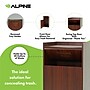 Alpine Industries Wood Trash Can, 40 Gallon, Mahogany (476-MA)~#|#~C033E91C-15E2-4760-BA5DA18E79CDF444_sc7
