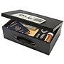 Excello Brands Steel Cash Box with Digital Combination and Key Lock, 1 Compartment, Black (CHBX-6108-DG)~#|#~C03DF905-F438-49AC-ADDB3CD36F717CB2_sc7
