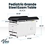 Viva Comfort Pediatric Exam Table with Step Stool & Storage, 500 lbs. Capacity, Black, (ADI996-09-PMB-BLK-MK)~#|#~C03E6606-5A3E-4490-A1D9537DECDF0499_sc7