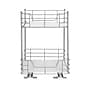 Household Essentials Metal Two-Tier Pull-Out Pantry Organizer, Silver (HH25310-1)~#|#~C04649E4-0A88-4F5C-ADDEBCE1117B51C3_sc7