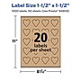Avery Laser/Inkjet Decorative Edge Multipurpose Labels, 1.5" x 1.5", Kraft Brown, 1000 Labels/Box ( 94602)~#|#~C04C0BBB-A316-4462-8E3AC50541950805_sc7
