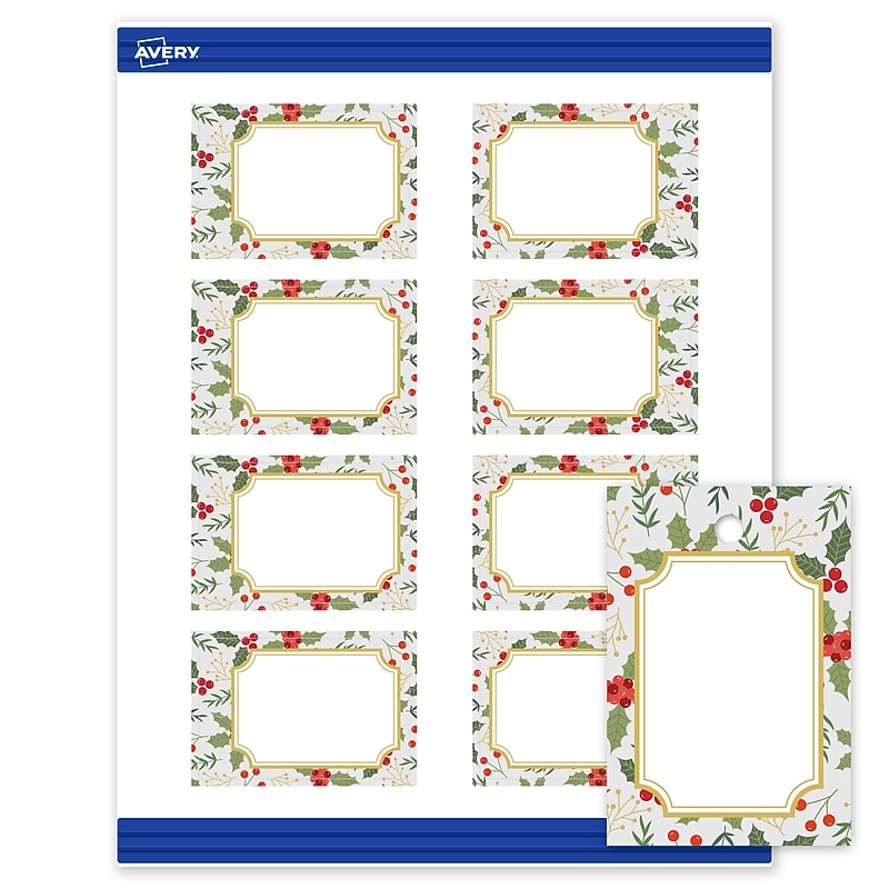 Avery  3" Blank Price & Merchandise Tags, White, 80/Carton (S00-FEA-PRMWT10) image 1