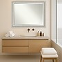 Amanti Art Parlor Silver Frame Wall Mirror, 35.5" x 45.5" (A42674593659)~#|#~C05161A6-BF83-41B6-B0CDDA454F0C63C7_sc7