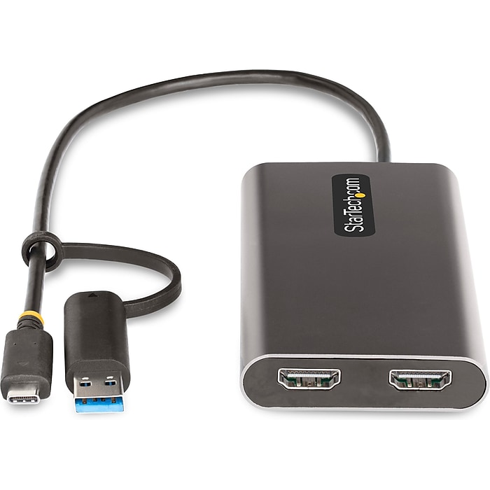 StarTech Universal USB-C to Dual-HDMI Adapter (109B-USBC-HDMI