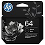 HP 64 Black Standard Yield Ink Cartridge, Prints Up to 200 Pages (N9J90AN#140)~#|#~C057A0FE-56B6-4B93-A077AA6DD0561CCC_sc7
