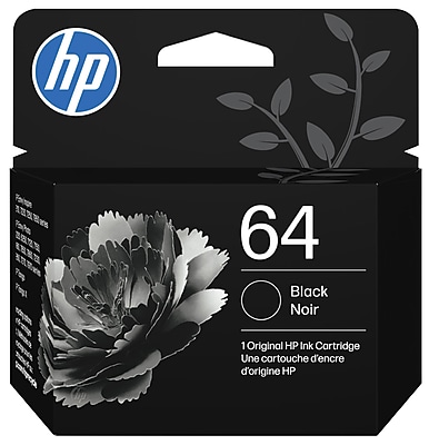 HP 64 Black Standard Yield Ink Cartridge, Prints Up to 200 Pages (N9J90AN#140) Sansujyuku sansujyuku.com