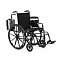 Medline Guardian K4 Lightweight Manual Wheelchair, 16" Seat Width, Desk Length Arms, Black (K4166N24S)  ~#|#~C057BCA9-5947-42BE-84CEB7B412B24B2A_sc7