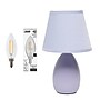 Simple Designs 9.45" LED Table Lamp, Purple (LT2009-PRP-LB)~#|#~C05B3DDC-427D-4C4D-91AEE10A7634F03A_sc7