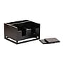 Mind Reader Desktop Organizer with 2 Coasters, 3 Compartments, Black (COASDORG-BLK)~#|#~C062AB3C-97FF-47EB-B6A49CAF3D641410_sc7