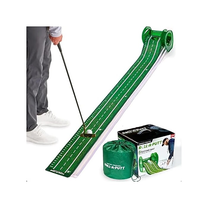 Perfect Practice Golf Putting Mat with Ball Return (PP-61563-1