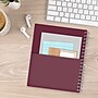 2027 Mead Essentials 7" x 8.75" Calendar Year Monthly Planner, Plastic Cover, Burgundy (CRM8305027)~#|#~C065D9D7-4608-45FE-8847F292C95E358F_sc7