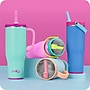 Swig Life Berry Blast Stainless Steel Vacuum Insulated Leakproof To Go Tumbler, 30 oz., Pink/Purple (S101-T30-BB)~#|#~C067BEEF-DD6B-4768-BC5073D76DCF667B_sc7
