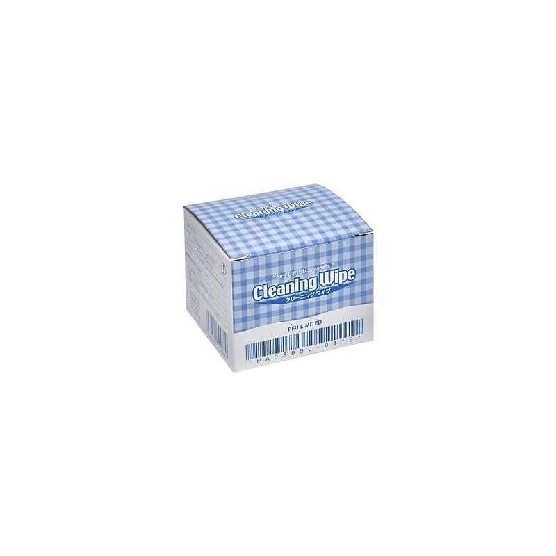 Fujitsu Moistened Cleaning Wipes for Fujitsu Scanners (PA03950-0419) image 1