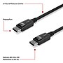 Staples TECH 6 ft. Display Port to Display Port Audio/Video Cable, Male to Male, Black, 10/Pack (ST62475)~#|#~C0740F7D-17E4-455B-BCD97E3E3122C865_sc7