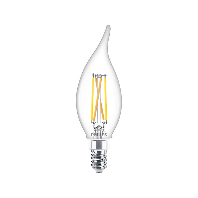 Philips 2.3-Watt Warm Glow LED Decorative Bulb, 6/Carton (566653) image 1