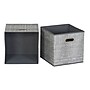 Household Essentials Medium Folding Fabric Storage Bin, 11" x 11"x 11", 23 Qt., Multi Color, 6/Pack (834-1)~#|#~C07C91D7-6E36-416C-BE4806F90DEFDF5E_sc7