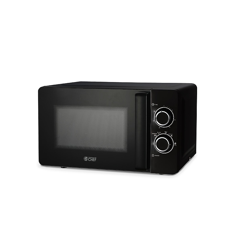 Commercial Chef 0.7 Cu. Ft. Countertop Microwave, Black (CHM7DBD) image 1