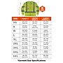 GloWear 8368 High Visibility Long Sleeve T-Shirt, ANSI Type R Class 3, Lime, Large (22054)~#|#~C07EF33D-089B-4AA7-858FDBBFBF0BF71A_sc7
