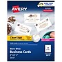 Avery Clean Edge Business Cards, 2" x 3 1/2", Matte White, 2000 Per Pack (5870)~#|#~C08066C9-F63D-4FDC-B877E4B265B99F30_sc7