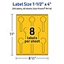 Avery Hemp Square Scalloped Laser/Inkjet Multipurpose Labels, 1-5/8" x 1-5/8", Off-White (160/Pack)~#|#~C0842A4E-1DD7-4FFB-A94BC33B85477E12_sc7