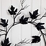 Nearly Natural Pre-Lit Artificial Halloween Black Maple Garland, 6.5' (W1380)~#|#~C08473AD-111A-4056-AC31CACAC3D42E2D_sc7