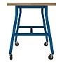 Learniture Ideate Series 72"W x 36"D Butcher Block Table, Beige/Brilliant Blue (LNT-NOR3006BB-BB-PK-SO)~#|#~C0879EAB-BFE8-4F1C-BB0CBE0B36AE0E47_sc7