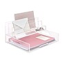 Russell+Hazel Bloc Stackable Plastic Desk Storage, Clear (31727)~#|#~C08D06A0-662E-450C-83AA926B253361A6_sc7