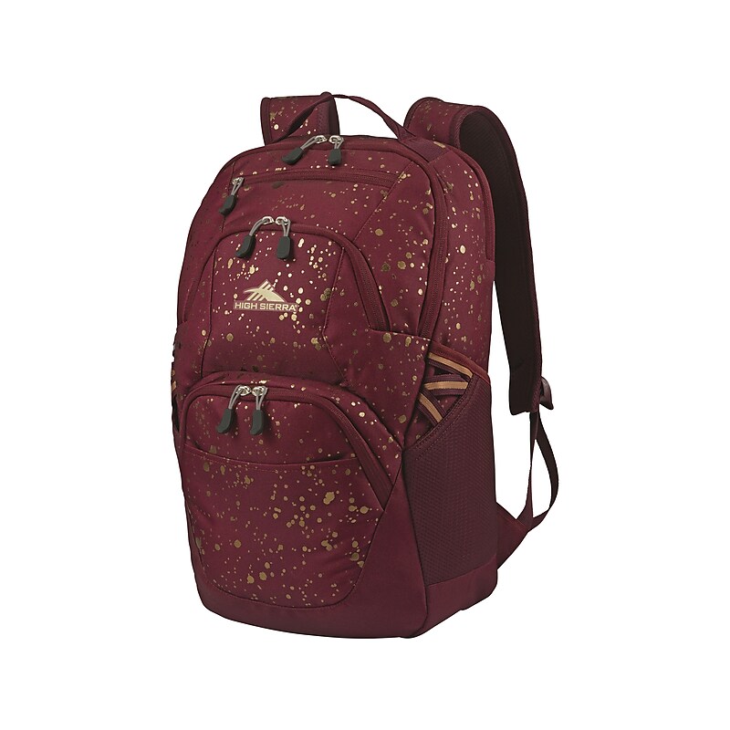 High Sierra Swoop SG Backpack, Artwork, Copper Splatter/Maroon (130360-9666) image 1