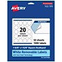 Avery Laser/Inkjet Decorative Edge Multipurpose Labels, 1-5/8" x 1-5/8", White, 1000 Labels/Box (94110)~#|#~C0929858-84B4-4F0C-93D44F24656E209B_sc7
