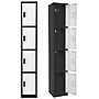 AdirOffice 72"H 4-Tier Black/White Storage Locker (ADI629-204-B-W-DL)~#|#~C09384B4-55C1-4299-BE33B4F3AEB632DC_sc7