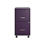 Space Solutions SOHO Smart File 2-Drawer Mobile Vertical File Cabinet, Letter Size, Lockable, Midnight Purple (25277)~#|#~C0B30850-CB2B-47D8-85C6C4C5D2CF3671_sc7