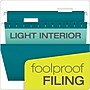 Pendaflex Reinforced Hanging File Folders, 1/5 Tab, Letter Size, Teal, 25/Box (04152 1/5 TEA)~#|#~C0BB78FE-3E3C-413A-A05D9434197F2655_sc7