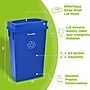 Alpine Industries Polypropylene Recycling Bin, 23 Gallon, Blue (477-R-BLU-PKG2)~#|#~C0BB79DE-1803-4E44-87A18371C88365AF_sc7