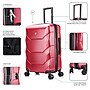 DUKAP Zonix 26" Hardside Suitcase, 4-Wheeled Spinner, TSA Checkpoint Friendly, Wine (DKZON00M-WIN)~#|#~C0BDC5D6-E428-46E6-A2B43BFF1C1F5CC0_sc7