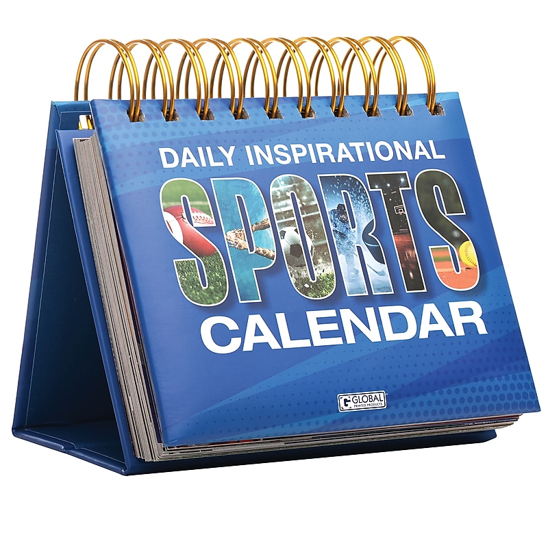 2026 Global Printed Products Sports 6" x 6" Day-to-Day Calendar (GPP-PC-01) image 1
