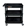 Luxor ENDURA XL 3-Shelf Utility Cart, Black (TC111-B)~#|#~C0C15DC9-FC98-4821-9311147A8AF8E676_sc7